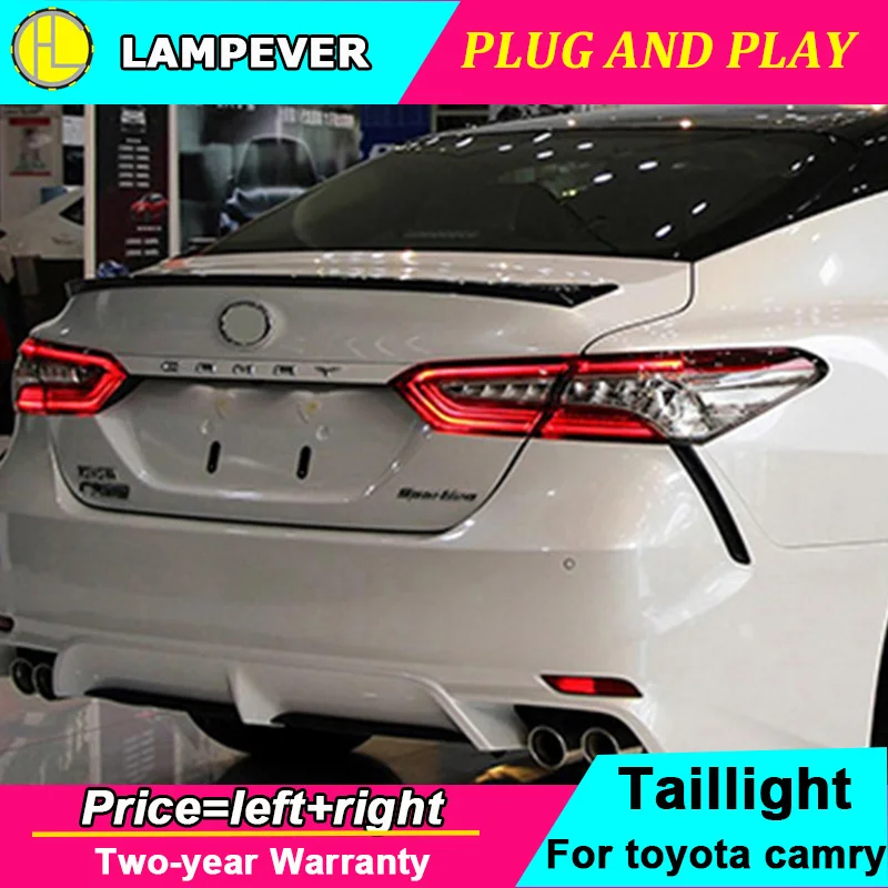 Автомобиль Стайлинг для Toyota camry задсветильник рь 2018 2019 Camry задние Лампа