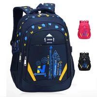kids school bags backpack boys primary school orthopedic girs bookbags large capacity waterproof nylon children schoolbag new
