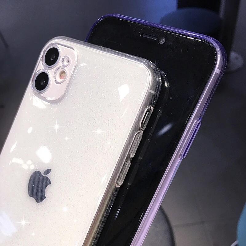 Флуоресцентный прозрачный чехол Lovebay для телефона iPhone 11 Pro X XR XS Max 8 7 6s Plus SE 2020