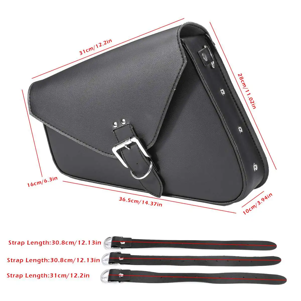 

Universal Motorcycle Saddle Bag Side Tool Bags Luggage Storage Pouch Saddlebag PU Leather For Honda/Yamaha/Suzuki