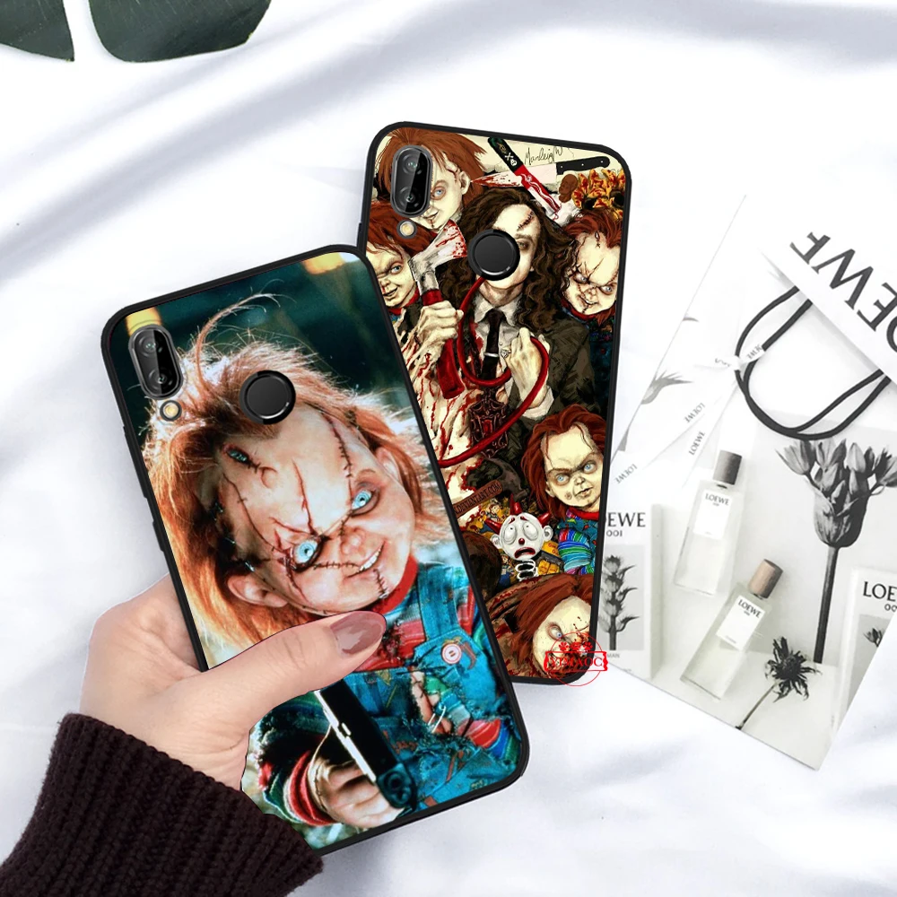 Чарльз Ли Ray кукла Чаки силиконовый чехол для Huawei P8 Lite 2015 2017 P9 2016 Mimi P10 P20 P30 Pro P Smart Z