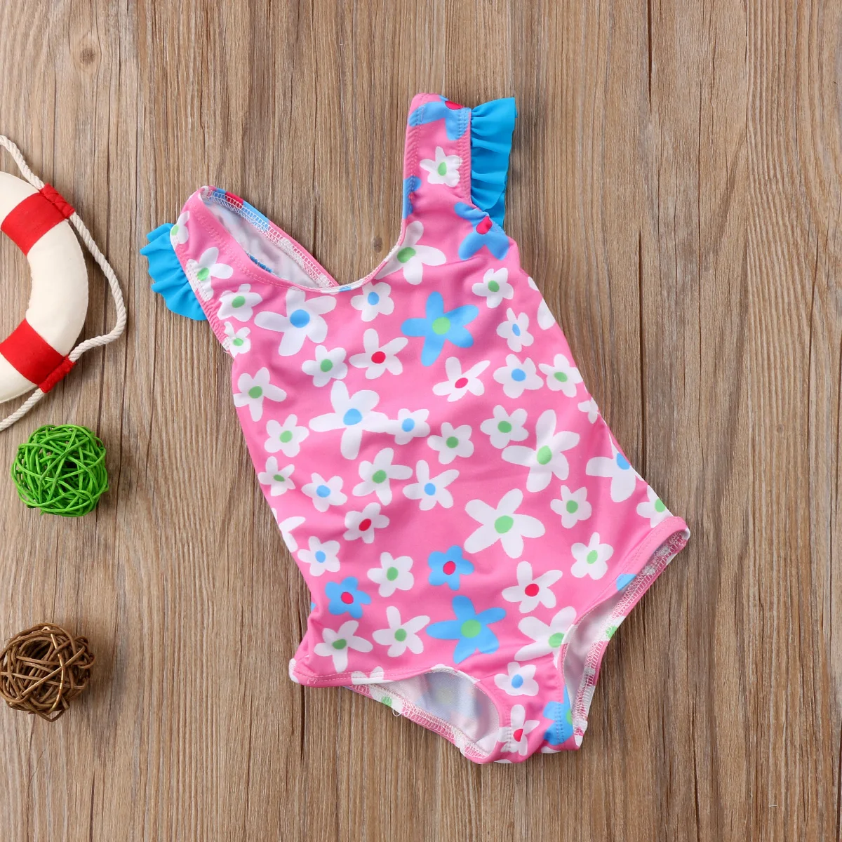 Милый купальник для новорожденных девочек купальный костюм принцессы с