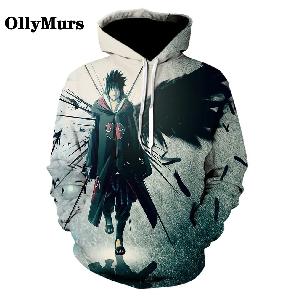 2020 new anime naruto hoodie men and women 3D sweatshirt fashion cartoon casual spring autumn pullover loose large si | Мужская одежда