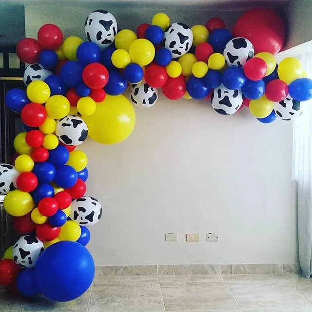 Juego de globos de l&aacute;tex con dise&ntilde;o de pata blanca para ni&ntilde;os, Kit de guirnalda de hueso con dise&ntilde;o de perro de dibujos animados, decoraciones para fiesta de cumplea&ntilde;os, juguete para Baby Shower, 1 Juego-1