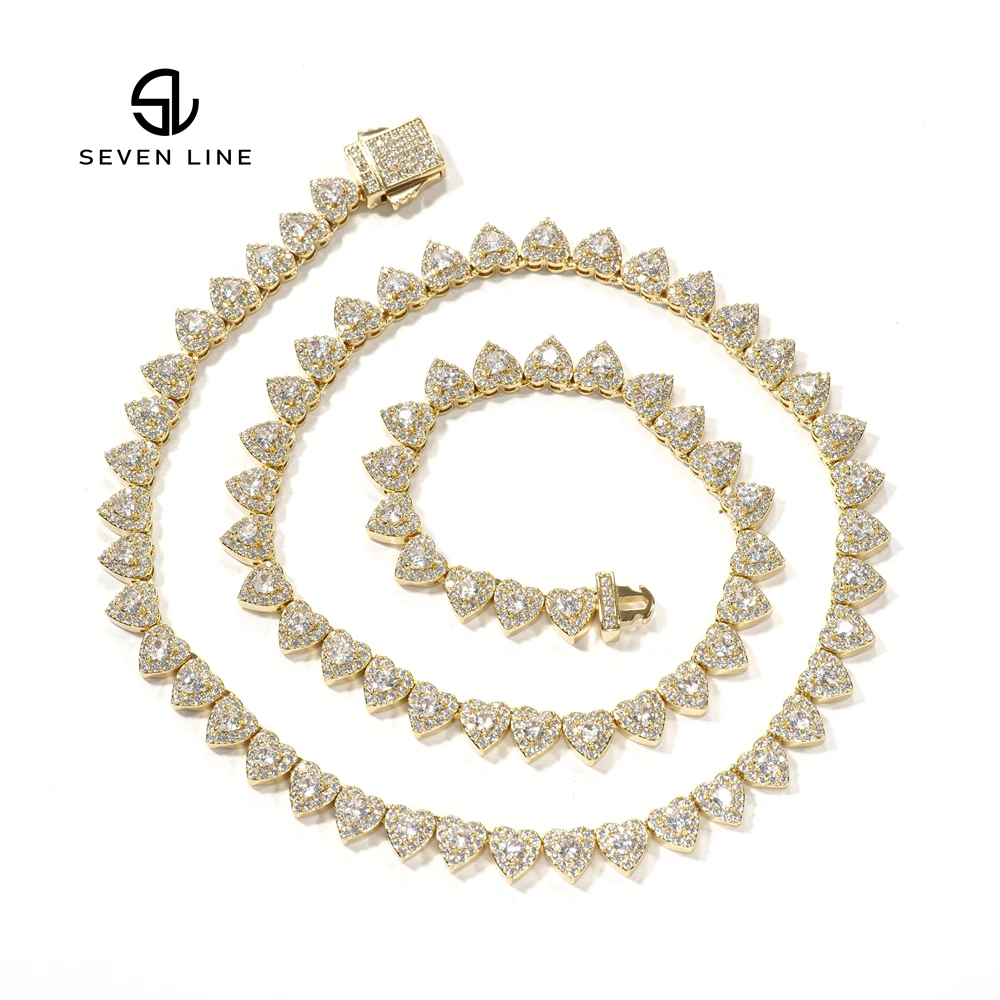 

Двухслойное простое ожерелье в стиле хип-хоп