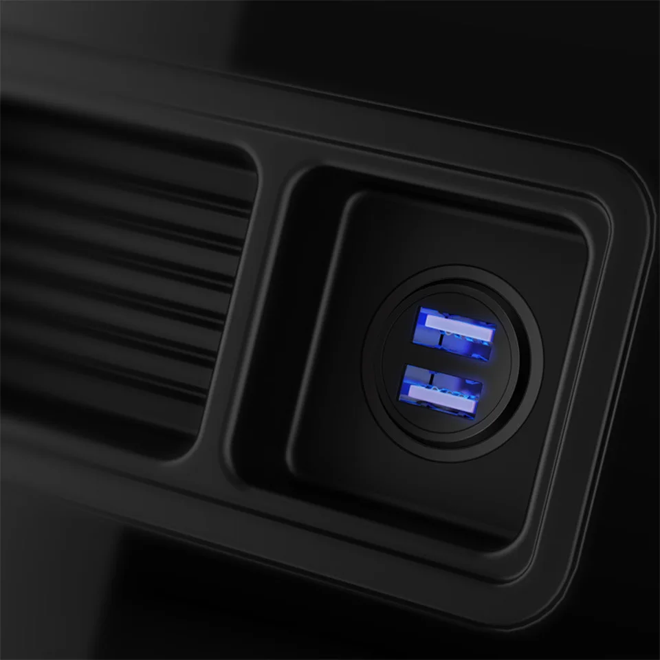 4.8A автомобильный сигаретный светильник er Dual USB Автомобильное зарядное устройство адаптер питания 12-24 В розетка для автомобильного прикуривателя сплиттер с светодиодный светильник