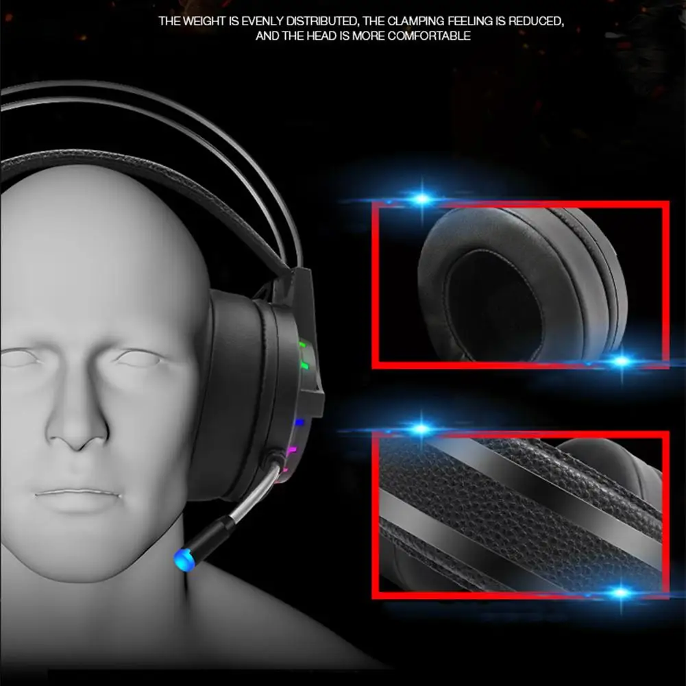 Тюнер K3 USB7.1RGB версия Игровые наушники курица Интернет-кафе игровая Настольная