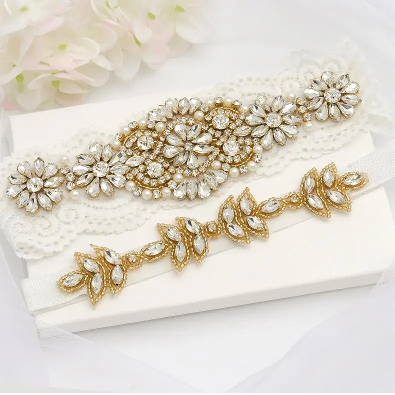 Винтажные Свадебные Подвязки жемчужные стразы браслеты для ног сексуальные