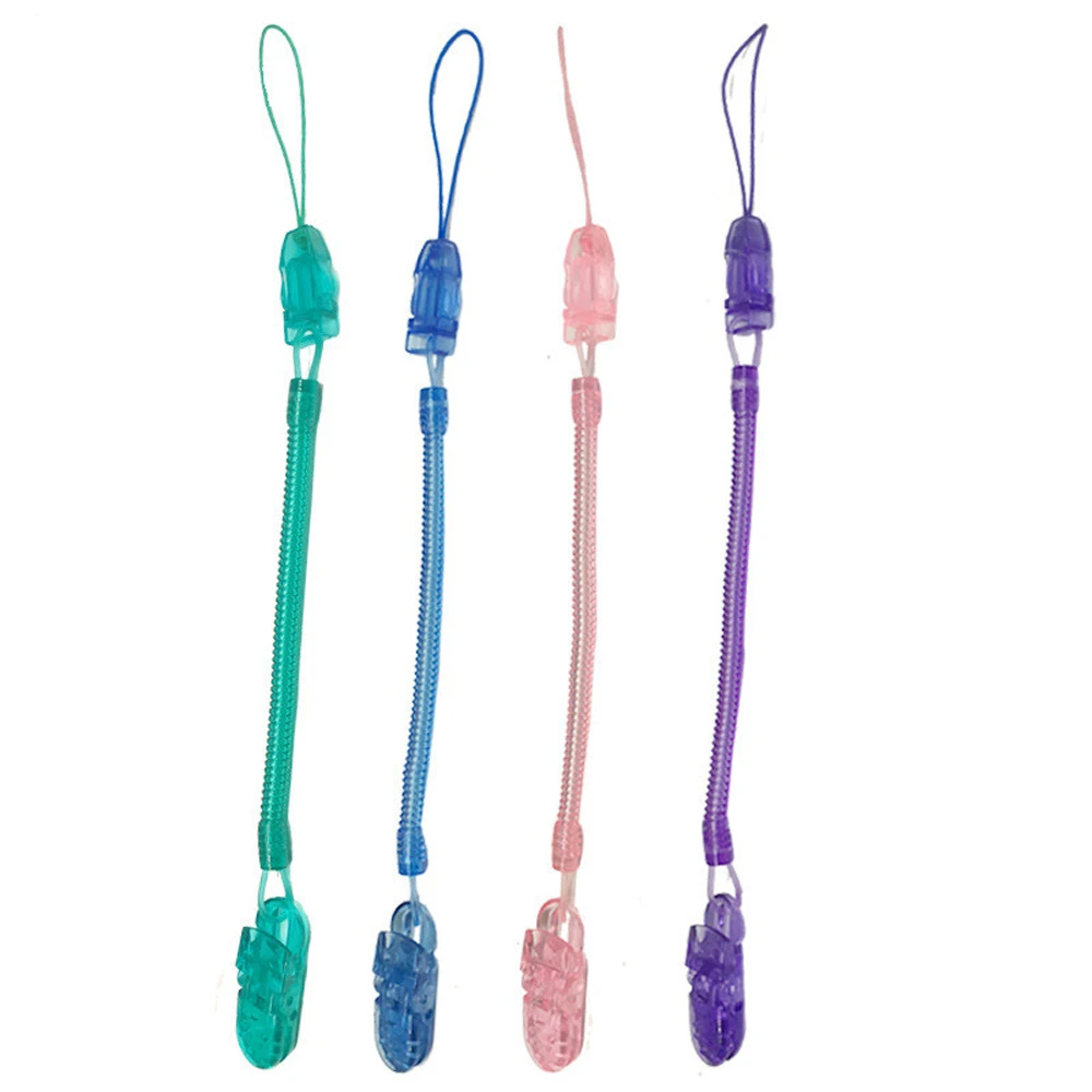 

Retractable Baby Infant Toddler Dummy Pacifier Spring Soother Nipple Clip Chain Holder Strap Baby Chew Toy for Baby