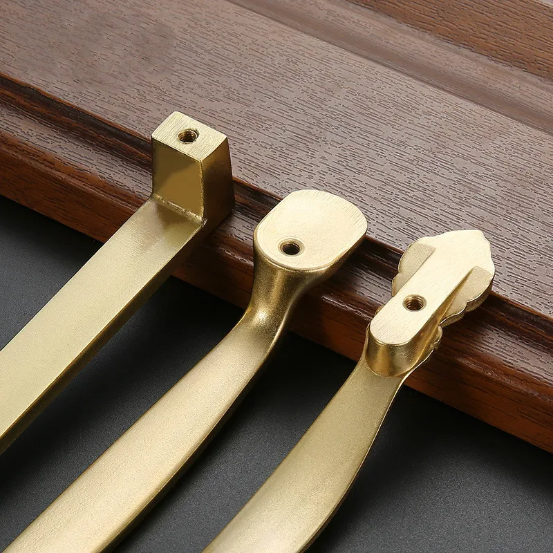 JD Твердые медные ручки шкафа кухонные дверные для выдвижных ящиков Европейское
