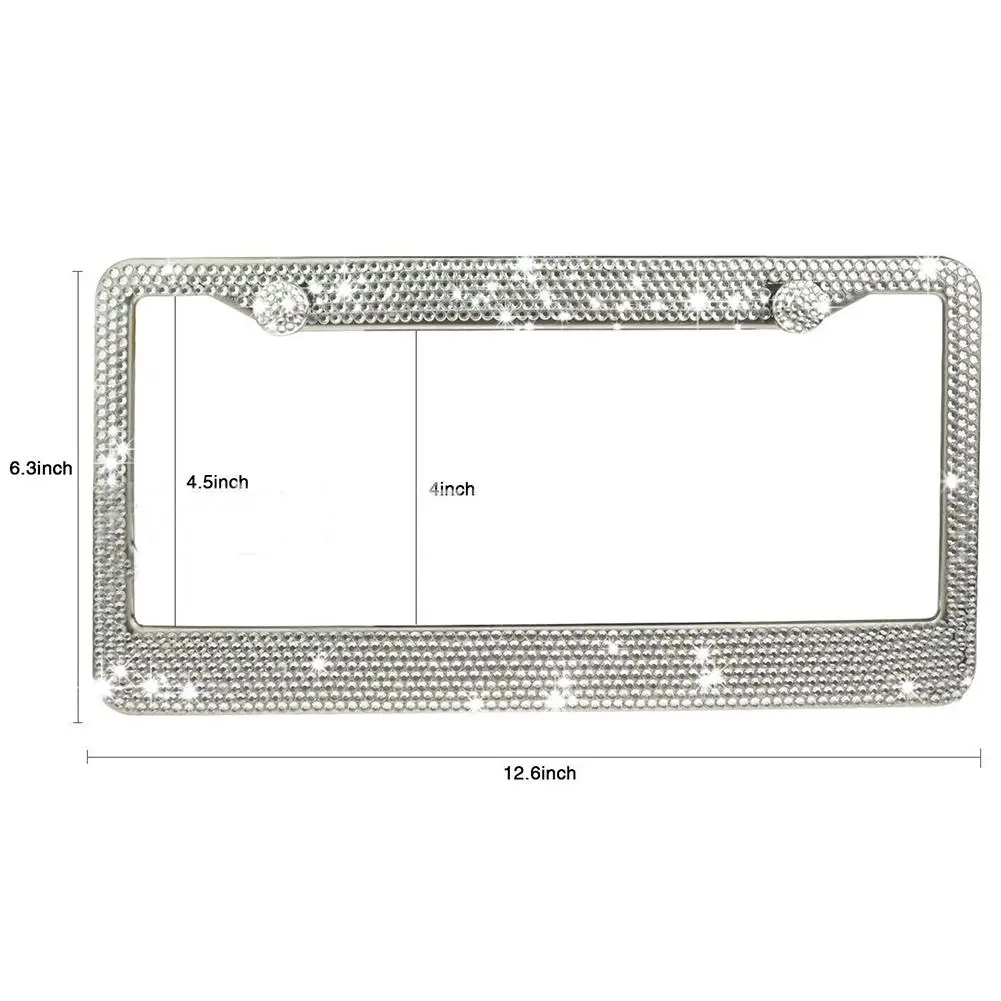 Роскошные блестящие 8-рядные Стразы ручной работы отделка из нержавеющей стали