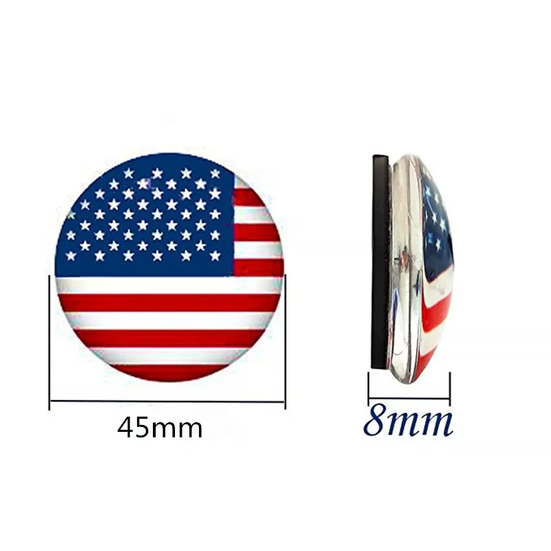 45mm 1 шт. сувенир «сделай сам» магнитные наклейки для холодильника Индивидуальные свадебные, детские круглые магниты для холодильника - Цвет: 45mm