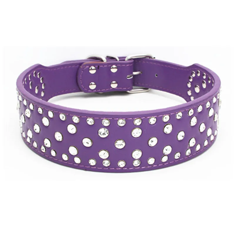 Ошейники для крупных собак стразы аксессуары товары домашних животных ошейник