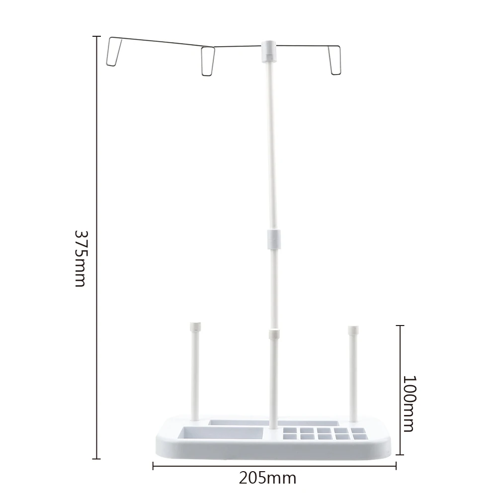 

Sewing Machine Needle Thread Bobbin 3 Embroidery Thread Spools Holder Stand Sewing Tools for Home Sewing Machine Spool Kit