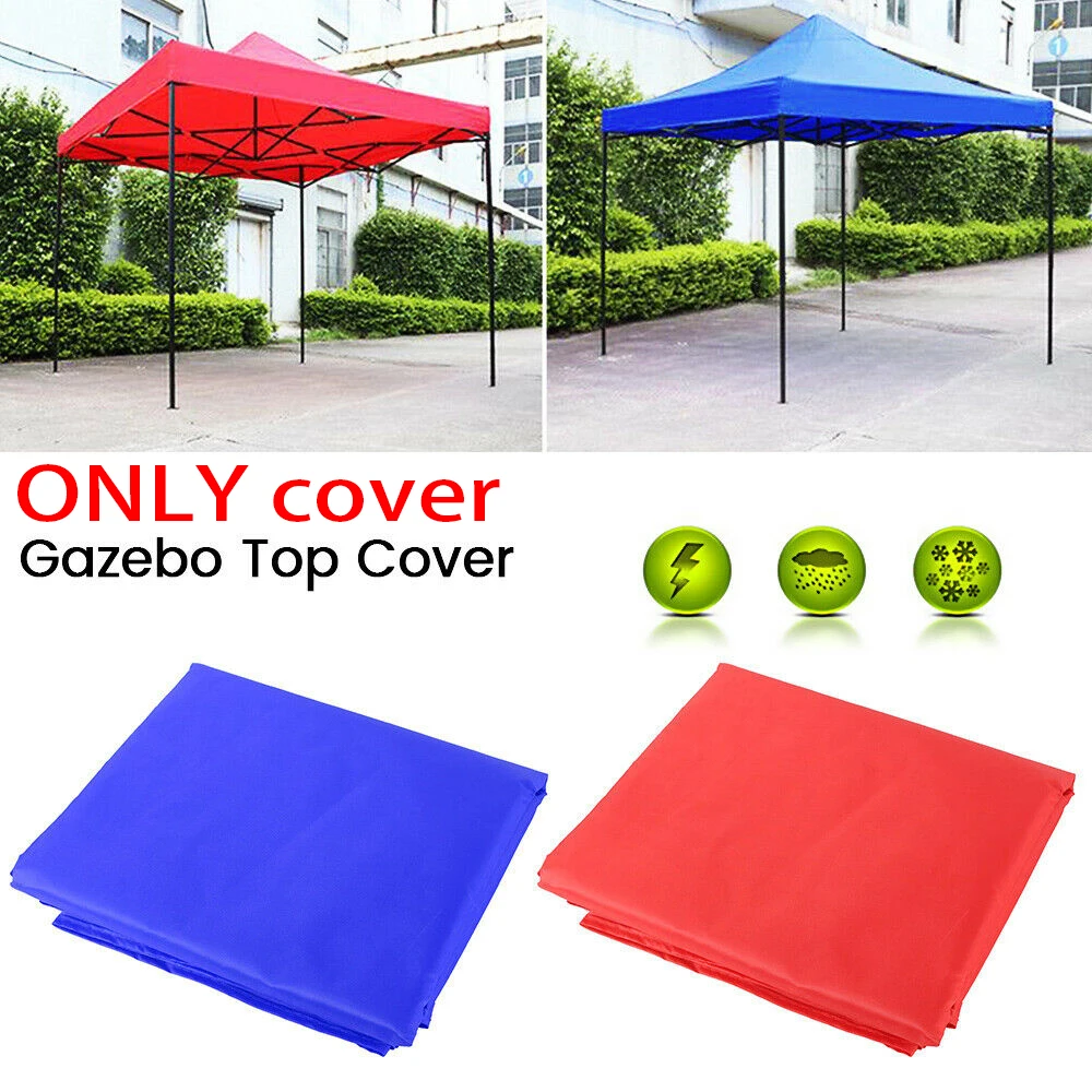 

UV Replacement 420D Oxford Cloth Canopy Awning Camping Tent Top Cover Garden BBQ Gazebo Top Replacement Cover