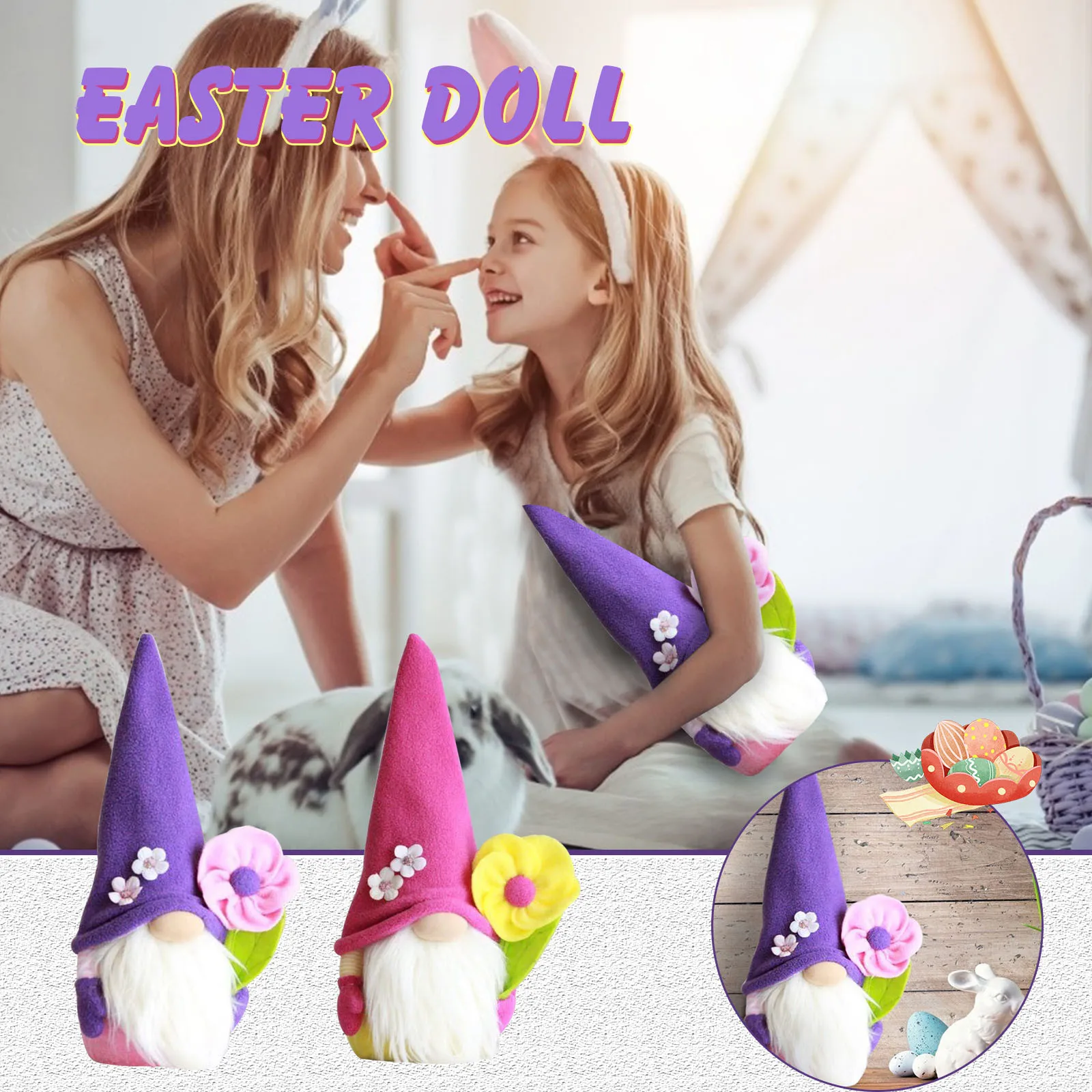 2021 горячая Распродажа пасхальные украшения для спальни гостиной настольное