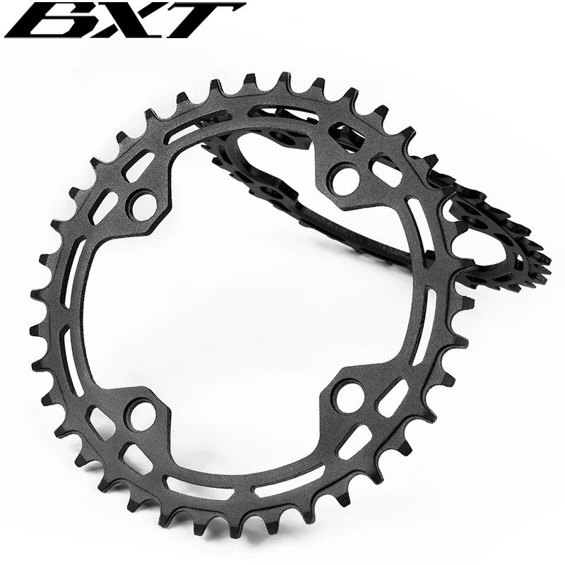 Mountain Bike 104BCD ChainWheel Round Narrow Wide MTB Chainring 104BCD 32T/34T/36T/38T Single Sprocket Bicycle Crankset Parts