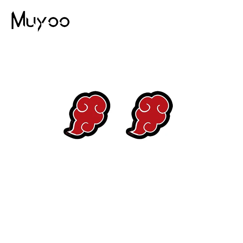 2021 New Bandai Arrival Cartoon Naruto Anime Uzumaki Chakra Characters Epoxy Acrylic Stud Earrings | Украшения и аксессуары