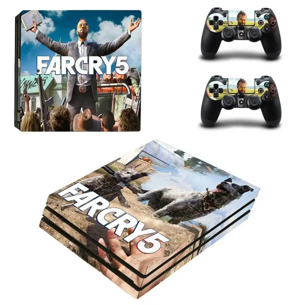 Far Cry 5 PS4 Pro стикер s PS 4 Play станция наклейка на кожу наклейки Pegatinas для playstation консоль