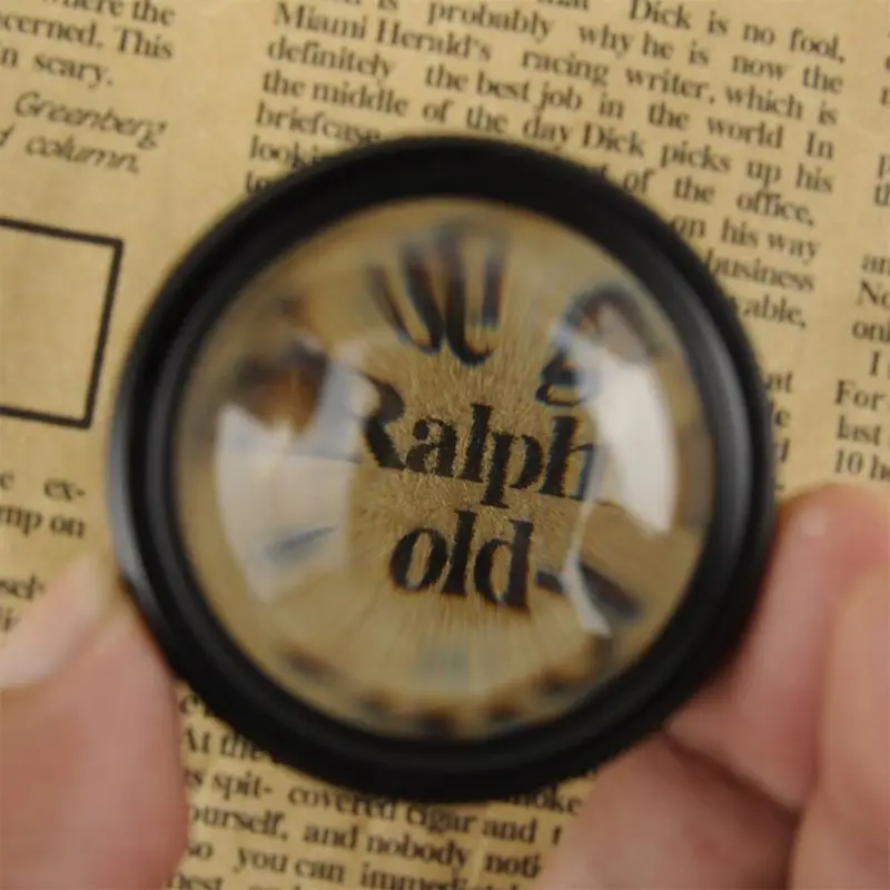 Увеличитель со стеклянными линзами Optics Loupes портативный карманный для ювелирных