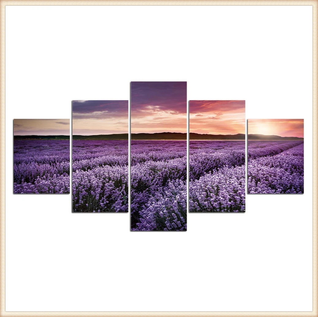 

HD 5 Pieces Scenic Snow-capped and Lakes Pictures Posters Wall Art Home Decor for Living Room Painting Wall Art Anime Poster