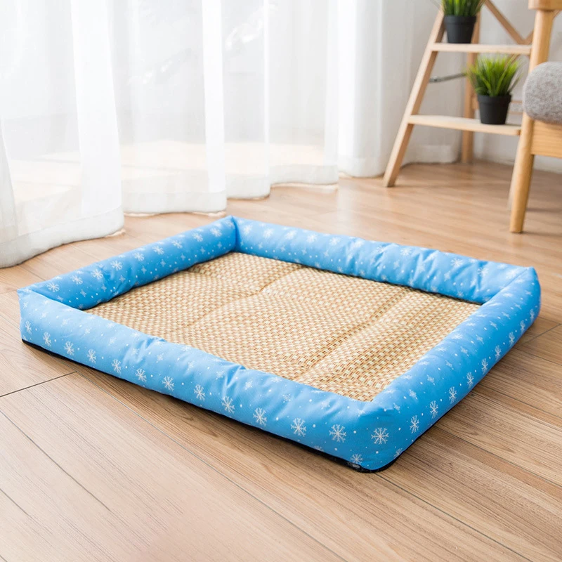 

Cushion Dog Mat Supplies Dog Mattress Detachable and Washable Summer Cool Nest Cat Mat Bed Bed for Dog Soft Washable Bed/Mats