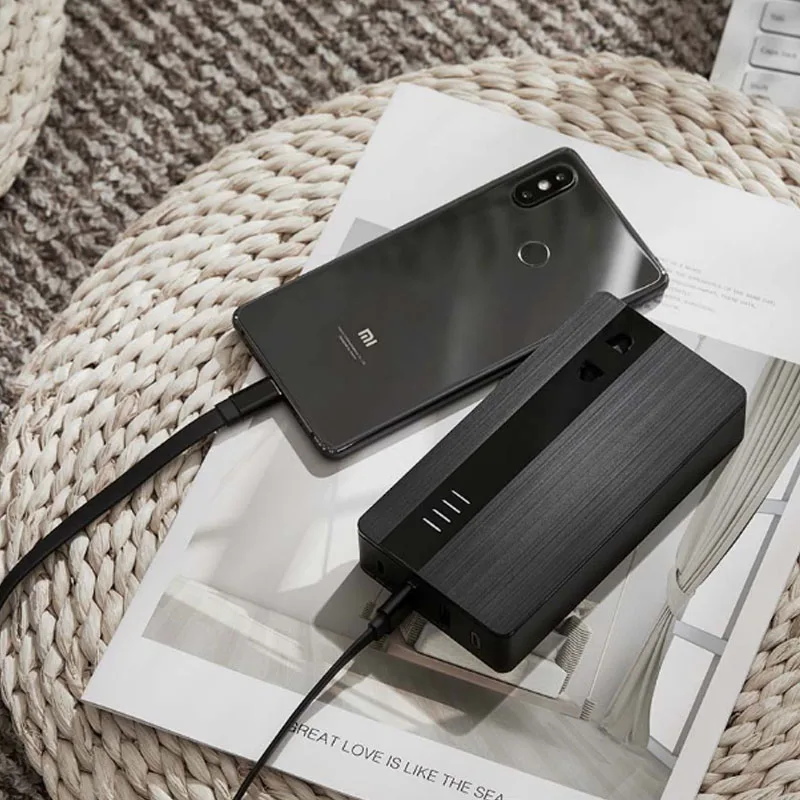 Зарядное устройство Youpin Aigo Mix 3 в 1 USB-C 18 Вт переносное зарядное с USB-портами внешний