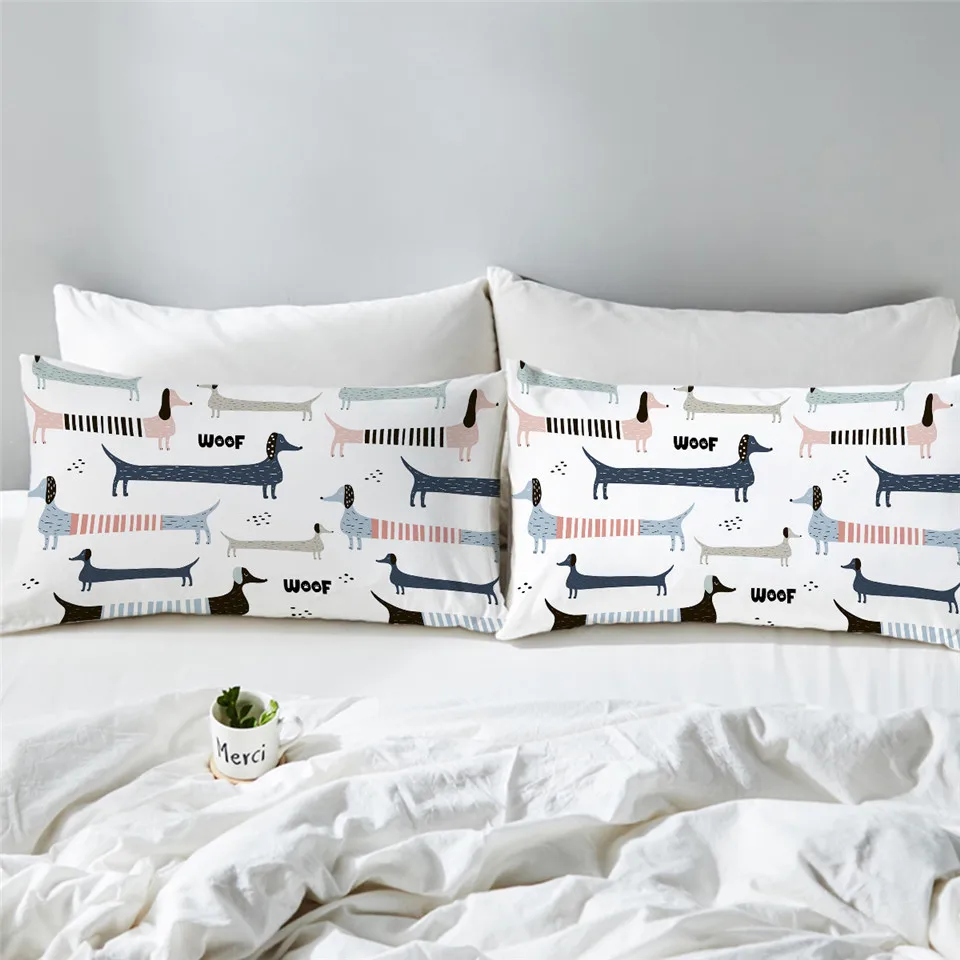 Наволочка для колбасы в виде таксы цветная наволочка собак подушка щенка из