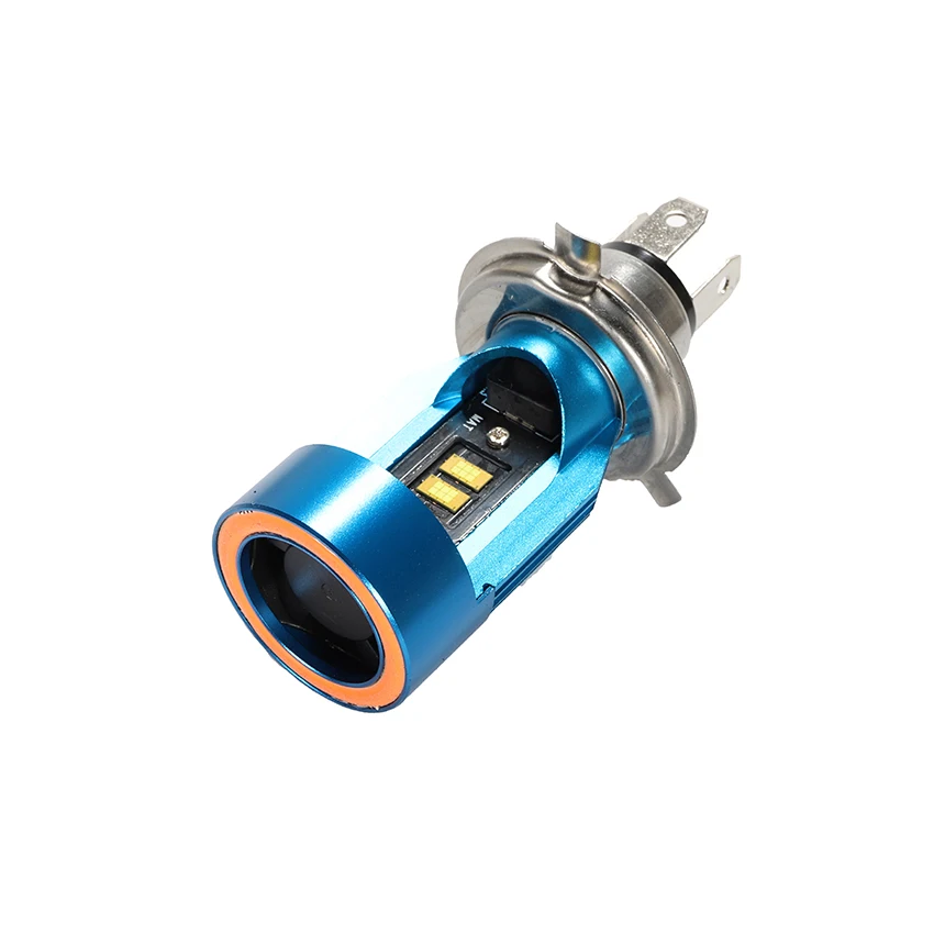 H4 светодиодный мотоциклетный головной светильник 25W 2500LM CSP Hi/короче спереди и
