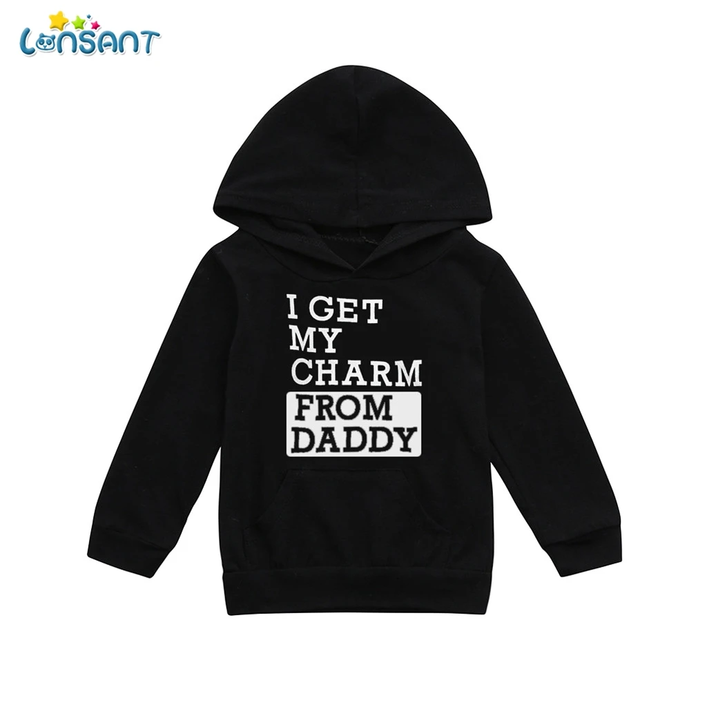 LONSANT/зимние детские спортивные толстовки для мальчиков и девочек Теплый свитер с