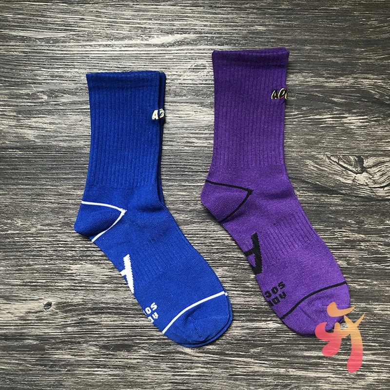 

Ader Error Korean Socks Fashion Brand Colorful Letter Embroidery Cotton Sports Socks Adererror Ins Tide Socks Unisex Socks