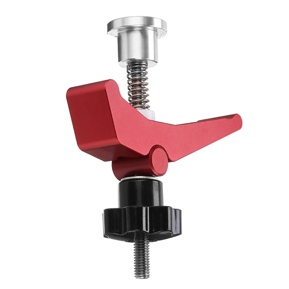 

Woodworking Aluminum Alloy Quick Acting Hold Down T-slot T-track Clamp Fixed Clamp, T-type Rail Clamp, Woodworking Table Clamp