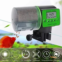 cool automatic fish feeder digital fish tank aquarium electrical plastic timer feeder food feeding dispenser tool fish feeder