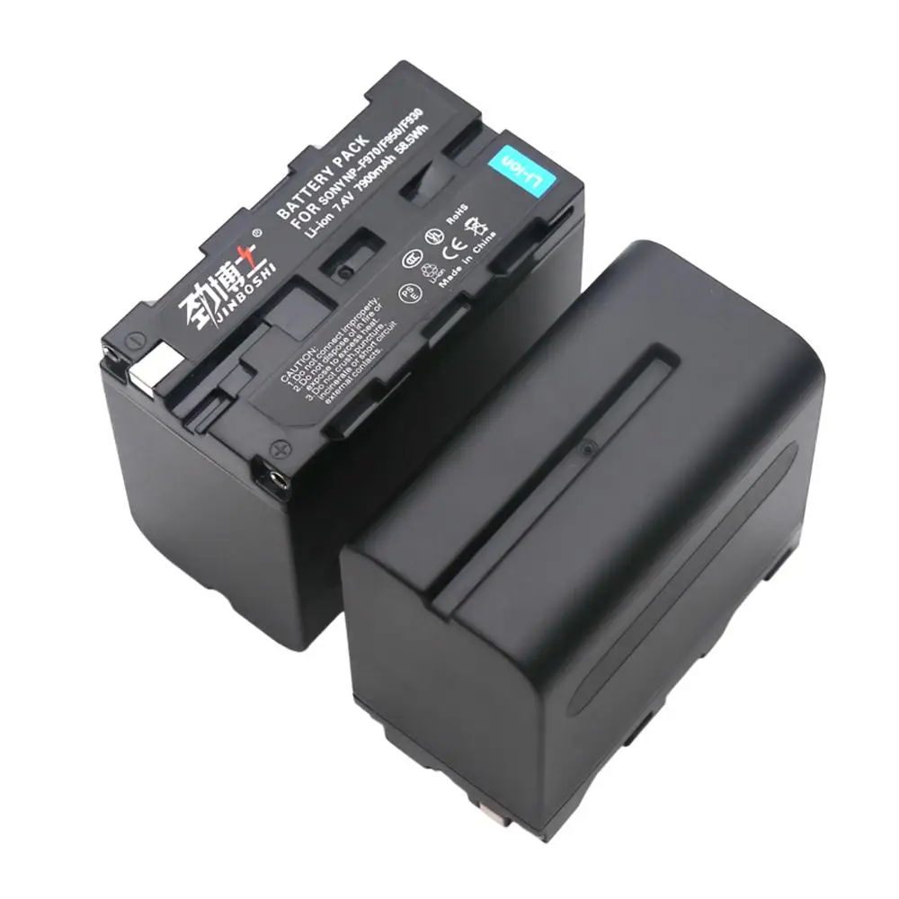 Горячая Распродажа 2Pcs 7900mAh NP F960 F970 Li Lon Battery для Sony F550 F770 F750|Цифровые аккумуляторы| |