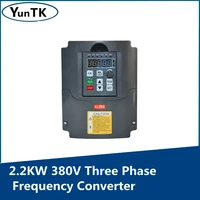 2 2 kw 380v three phase input and three phase output frequency converter low voltage adjustable frequency