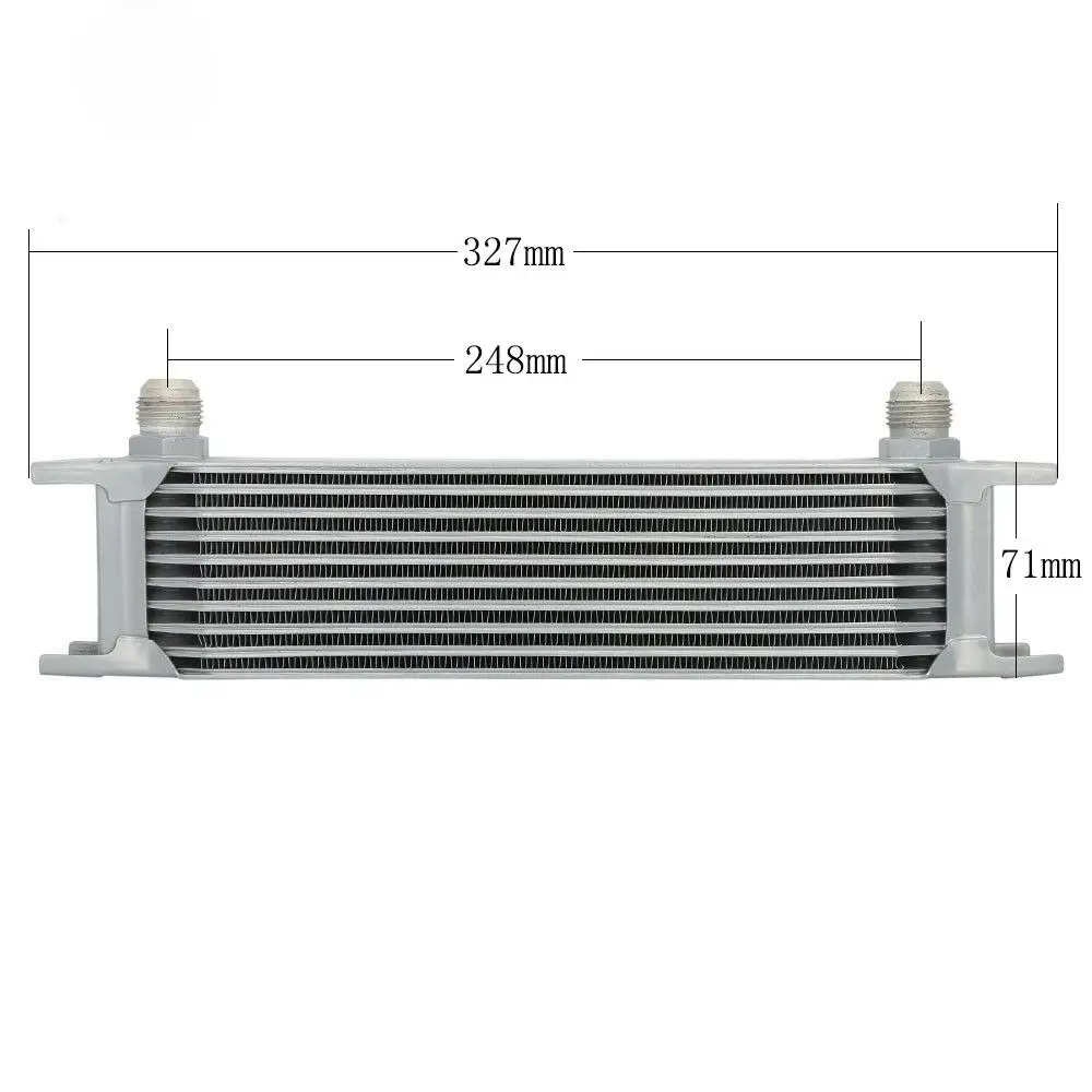Dragonpad Universal 10 Row AN10 Engine Transmission Oil Cooler | Автомобили и мотоциклы