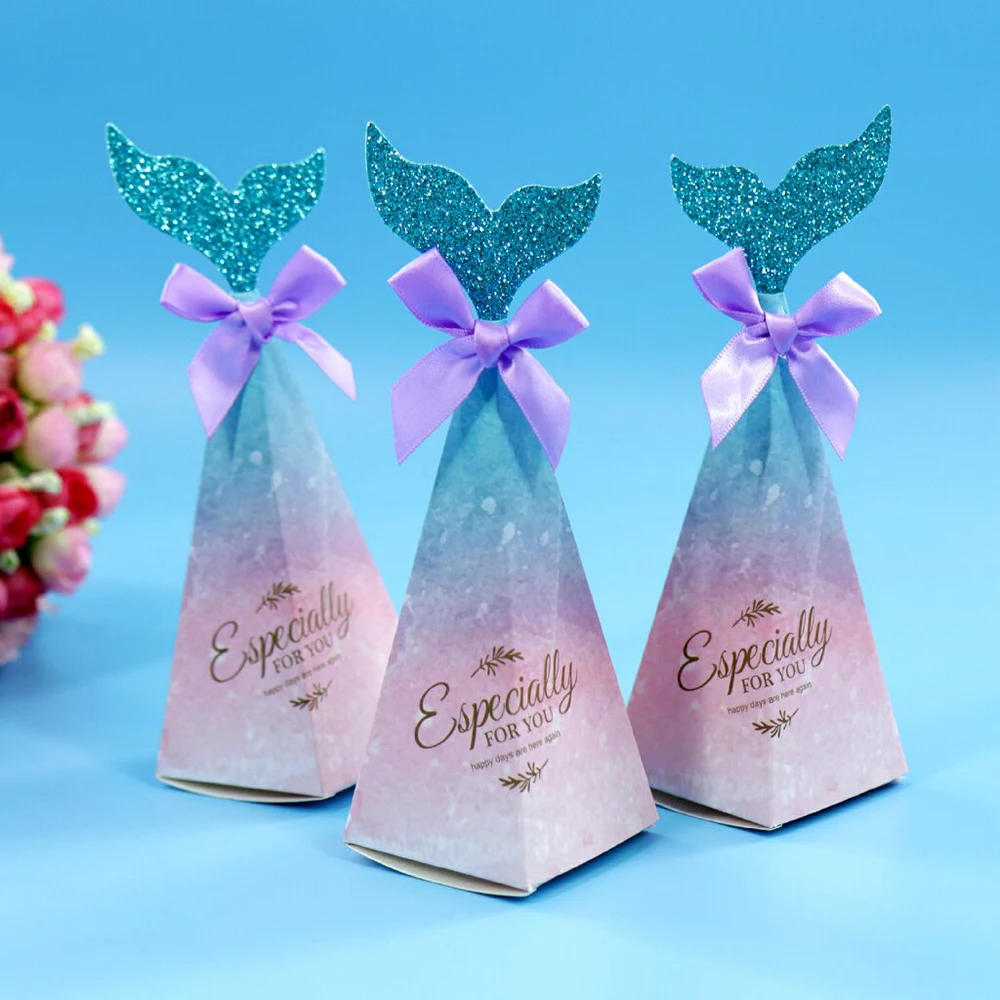 Свадебная розовая коробка для конфет Подарочная в виде фруктового льда детей на