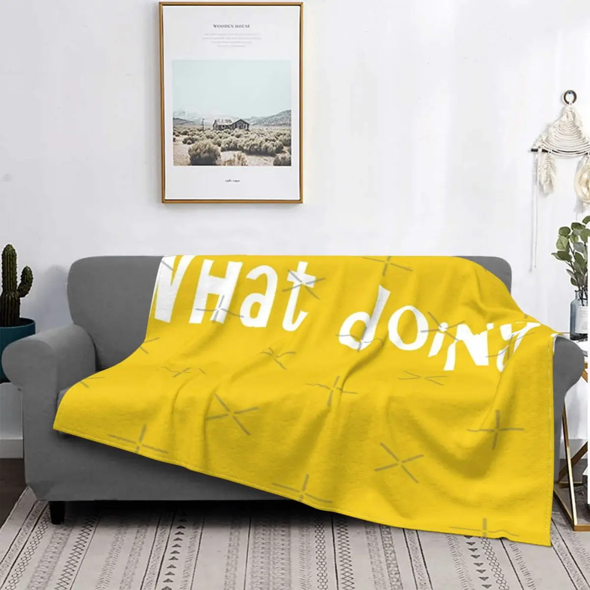 

What Doing-manta a cuadros para cama, sofá, manta para bebé, Sudadera con capucha, toalla de playa de lujo