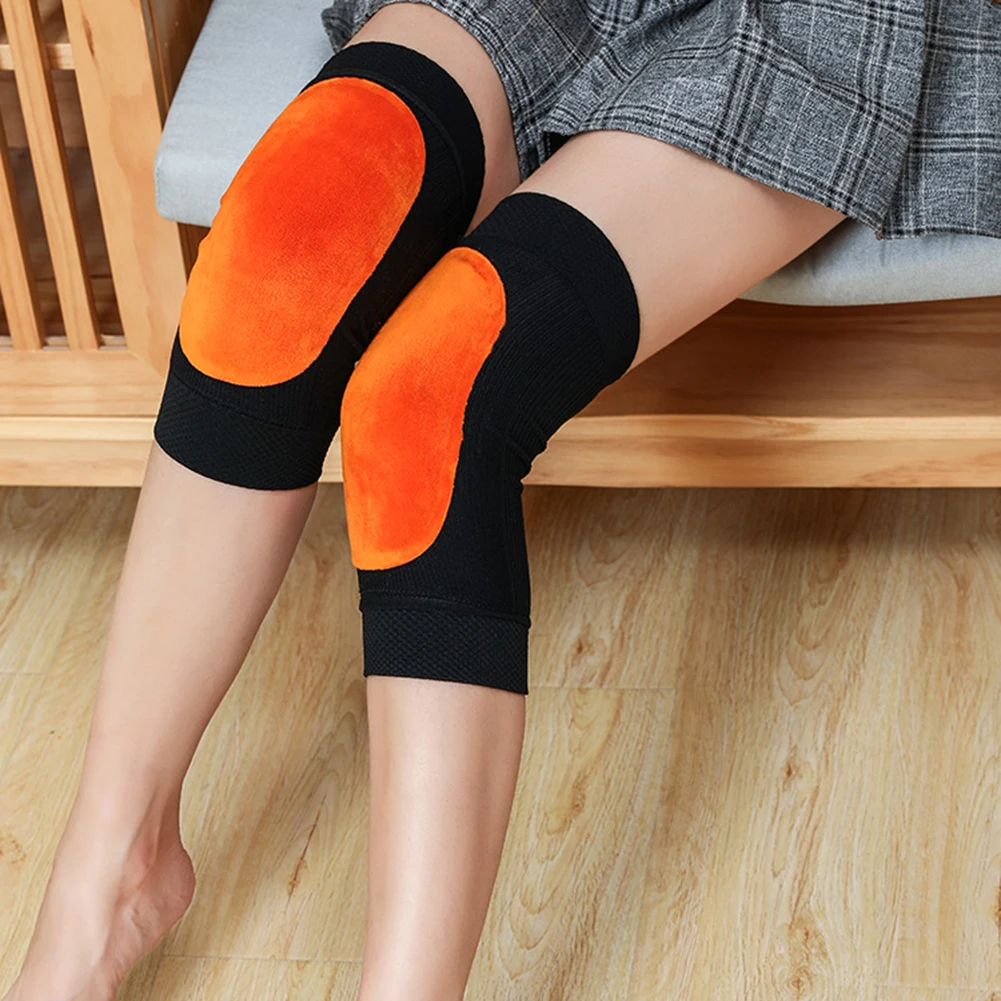 1 пара анти холодные наколенники плюс бархат ноги до колена более теплое колено