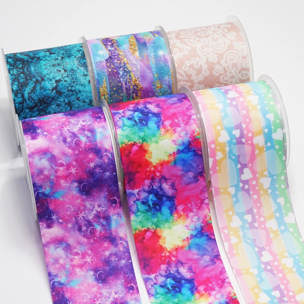 10 ярдов 3 дюйма 75 мм корсажная лента для окрашивания пастельных галстуков бантов