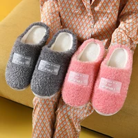 winter women home slippers cozy hairy warm slides memory foam plush luxury ladies shoes non slip cotton funny house slippers