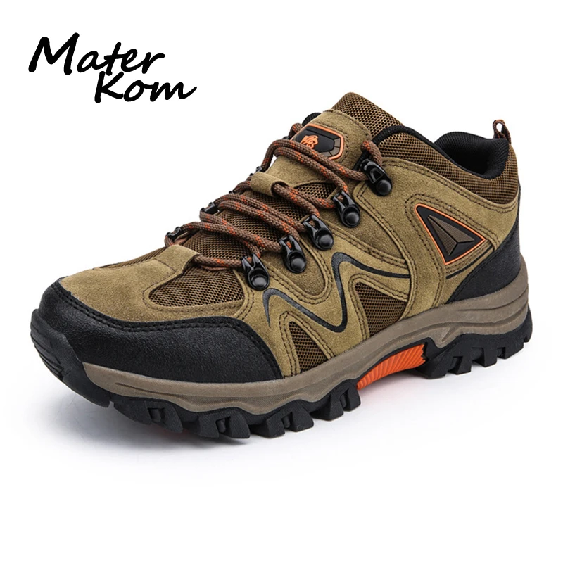 Треккинговые ботинки для мужчин размеры 37-47 дышащие Нескользящие альпинизма |