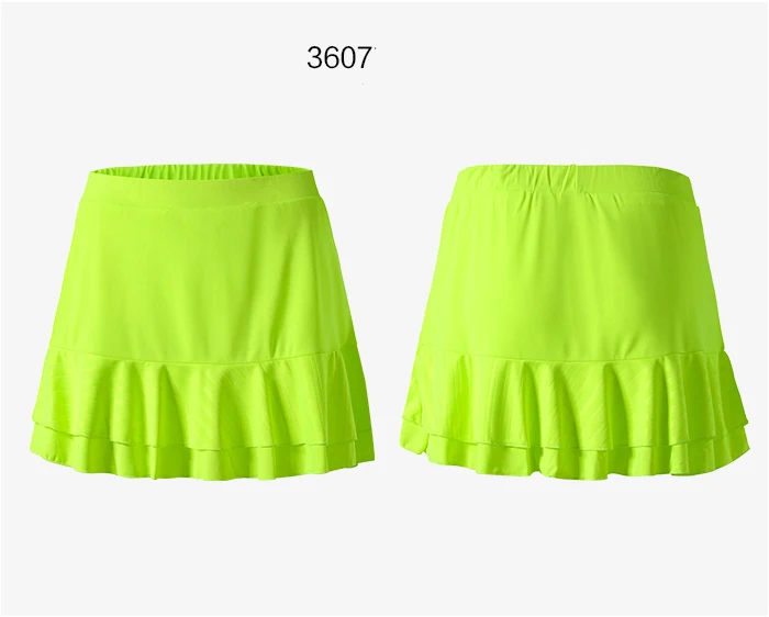 New Women's Tennis Skorts skirt, Girl sport Skirts with Safety Shorts,female Running Tennis Skirts,Quick Dry badminton skirt