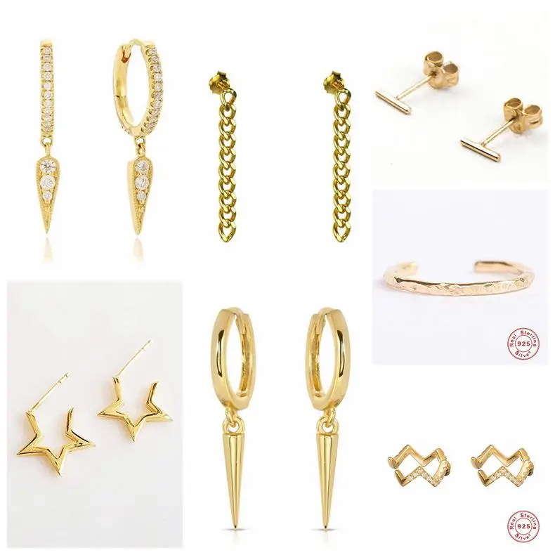 Женские серьги кольца из серебра 925 пробы с длинной цепочкой|Серьги-кольца| |