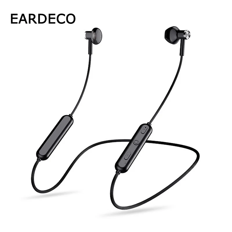 Магнитные беспроводные наушники EARDECO, Bluetooth наушники, спортивные беспроводные наушники, Bluetooth гарнитура, наушники с микрофоном