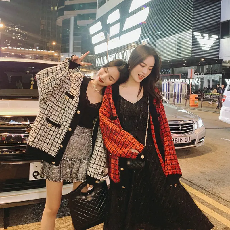 Женский вязаный свитер и кардиганы Корейский модный Повседневный стиль женские