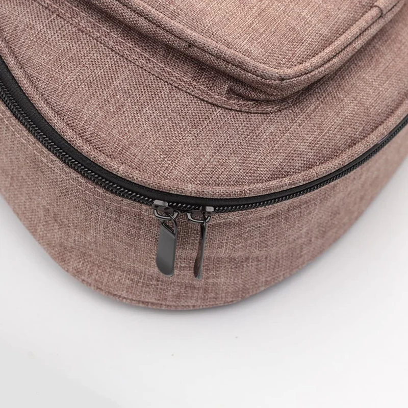 

Simple Nylon 10MM Classic Thick Durable Ukulele Case Bag with Large Storage,(Brown)