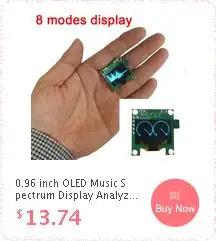" дюймовый OLED музыкальный анализатор спектра MP3 автомобильный ПК усилитель аудио индикатор уровня музыкальный ритм анализатор VU метр