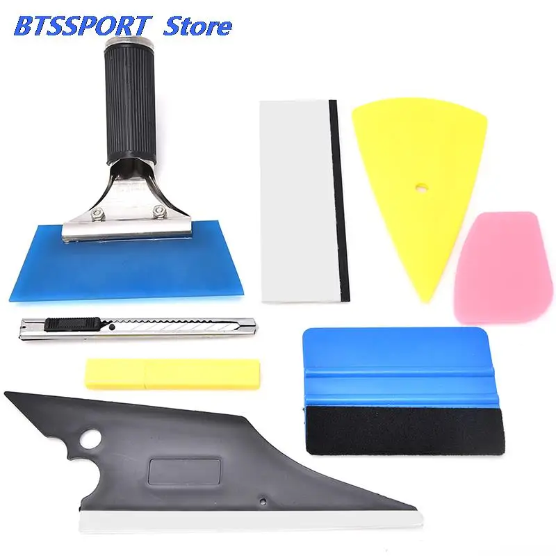 1 Set Window Tint Tool Kit Vinyl Car Wrap Stickers Auto Accessories Tinting Squeegee Film Cutter Knife | Спорт и развлечения