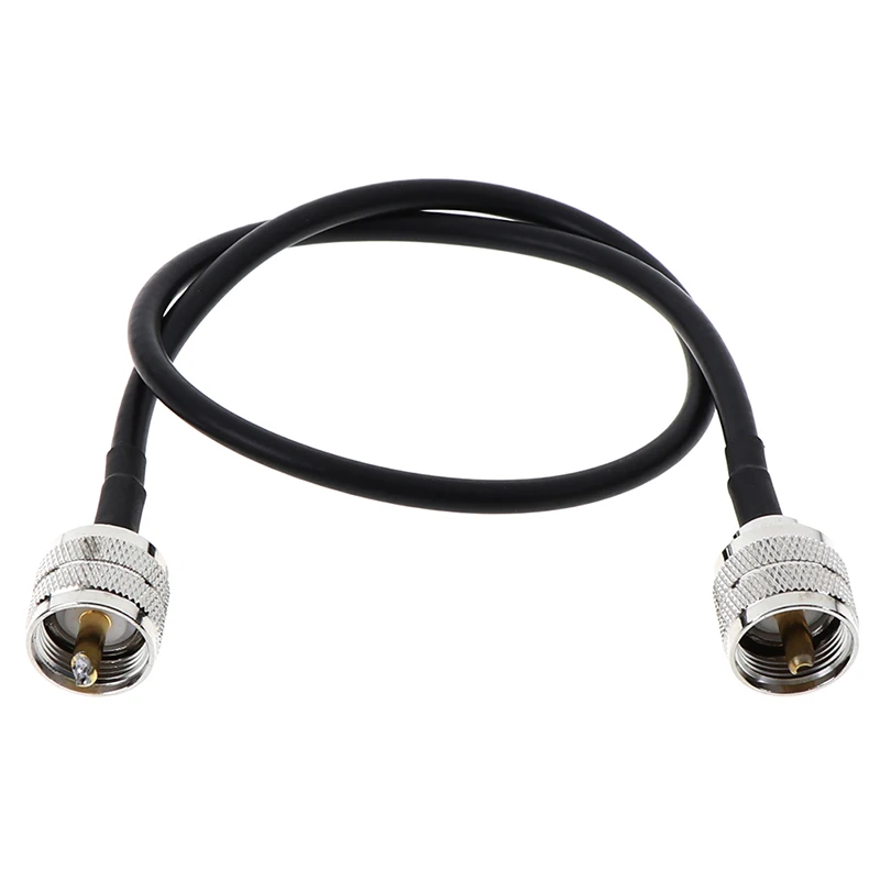 50 см UHF PL259 Разъемы штекер коаксиальный отрезок Соединительный кабель Шнур RG58